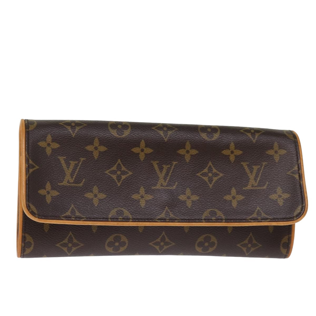 LOUIS VUITTON Monogram Pochette Twin GM Shoulder Bag M51852 LV Auth hk1344