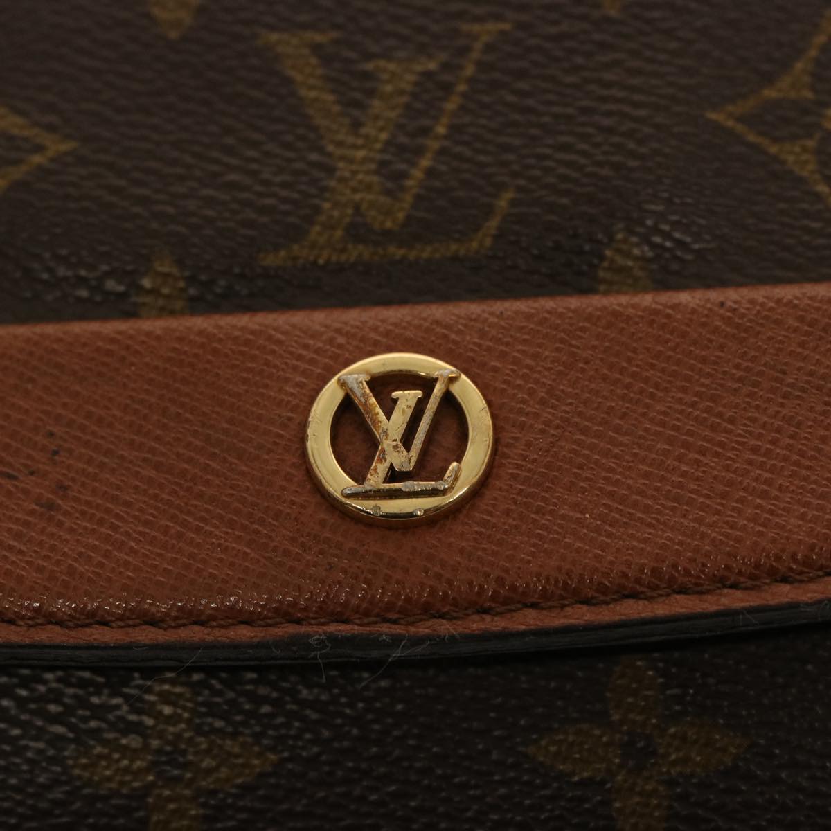 LOUIS VUITTON Monogram Bordeaux 24 Shoulder Bag M51798 LV Auth hk1345