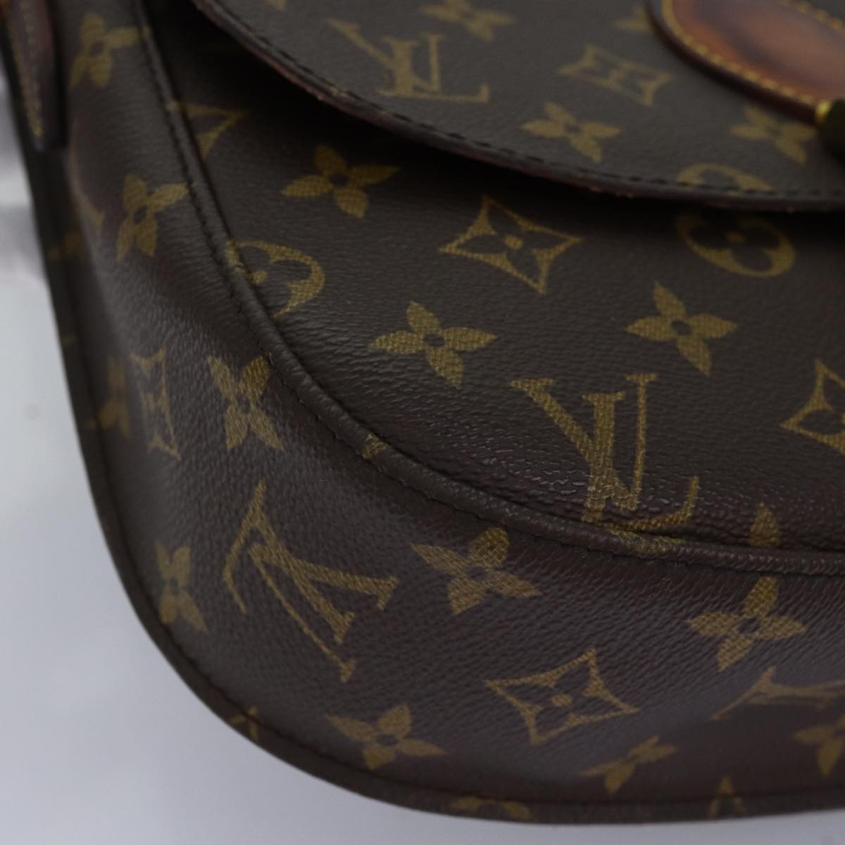 LOUIS VUITTON Monogram Saint Cloud GM Shoulder Bag M51242 LV Auth hk1346