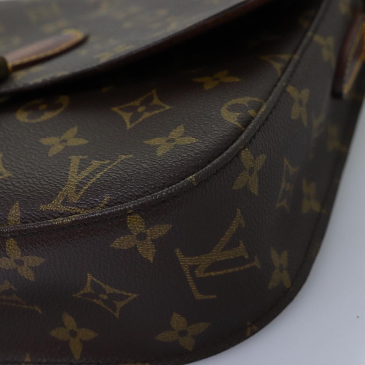 LOUIS VUITTON Monogram Saint Cloud GM Shoulder Bag M51242 LV Auth hk1346