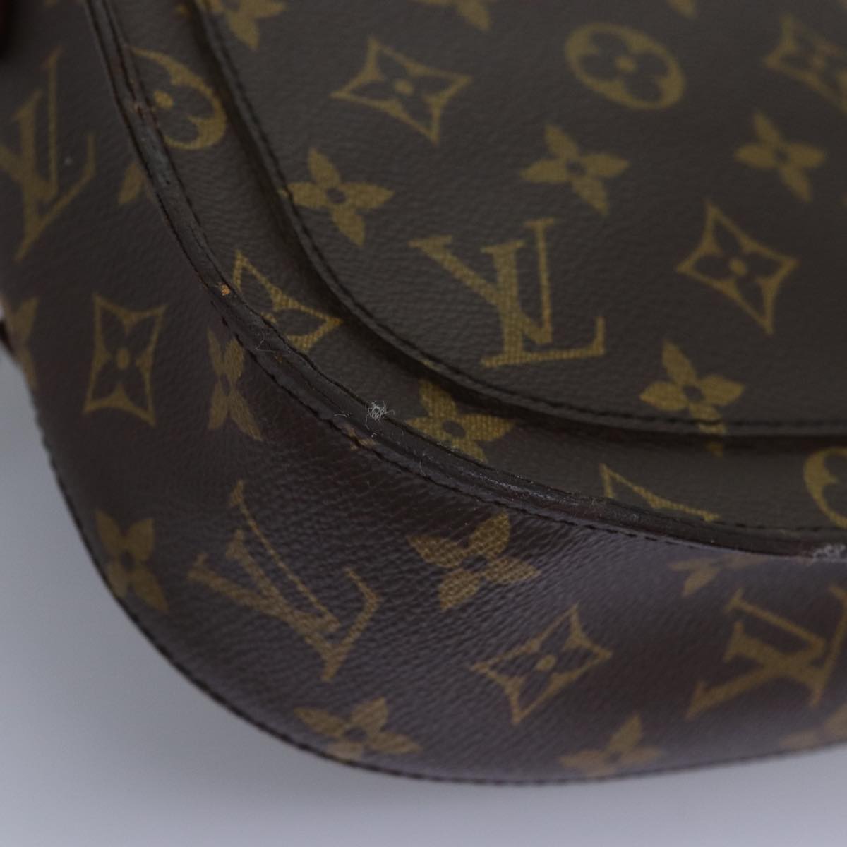 LOUIS VUITTON Monogram Saint Cloud GM Shoulder Bag M51242 LV Auth hk1346