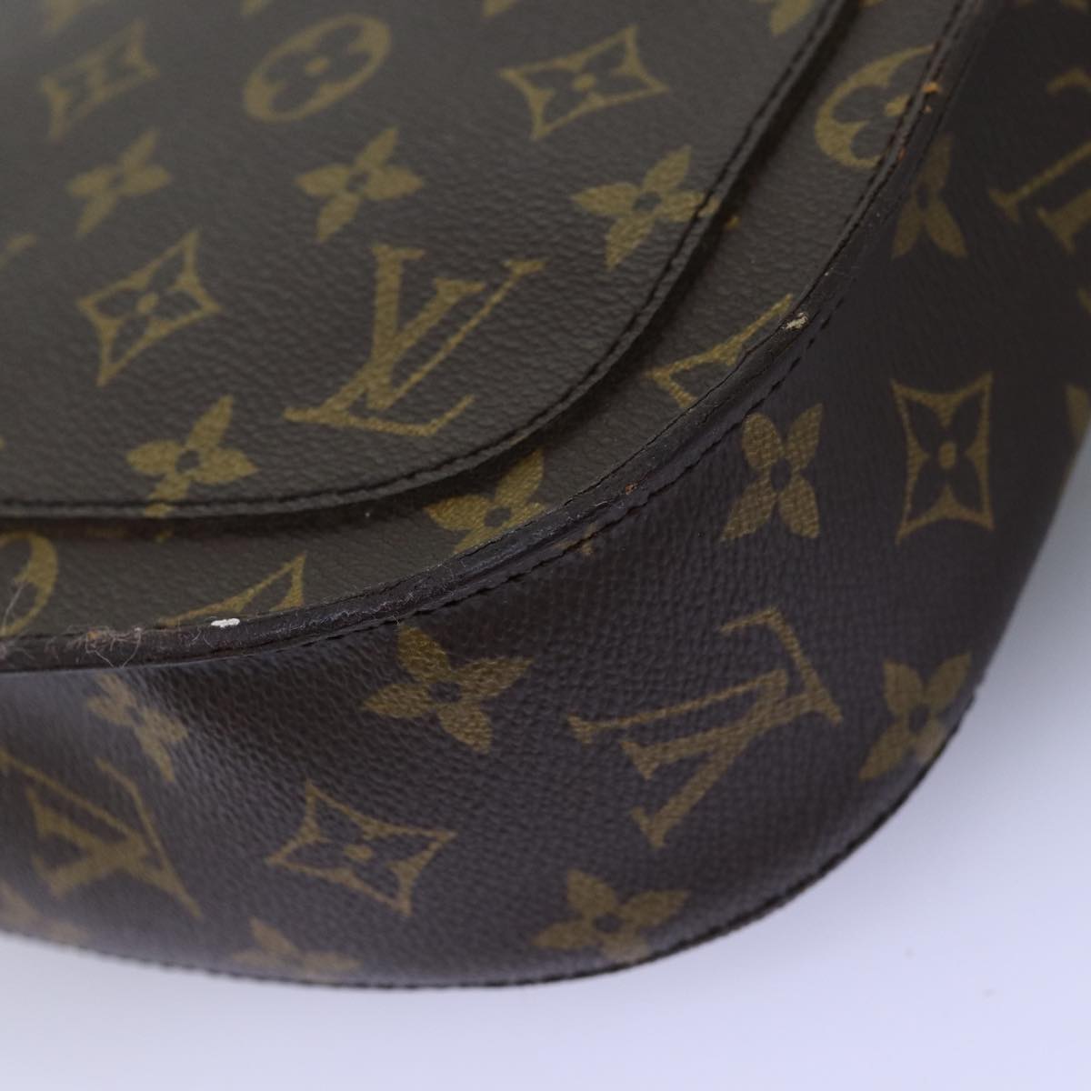 LOUIS VUITTON Monogram Saint Cloud GM Shoulder Bag M51242 LV Auth hk1346