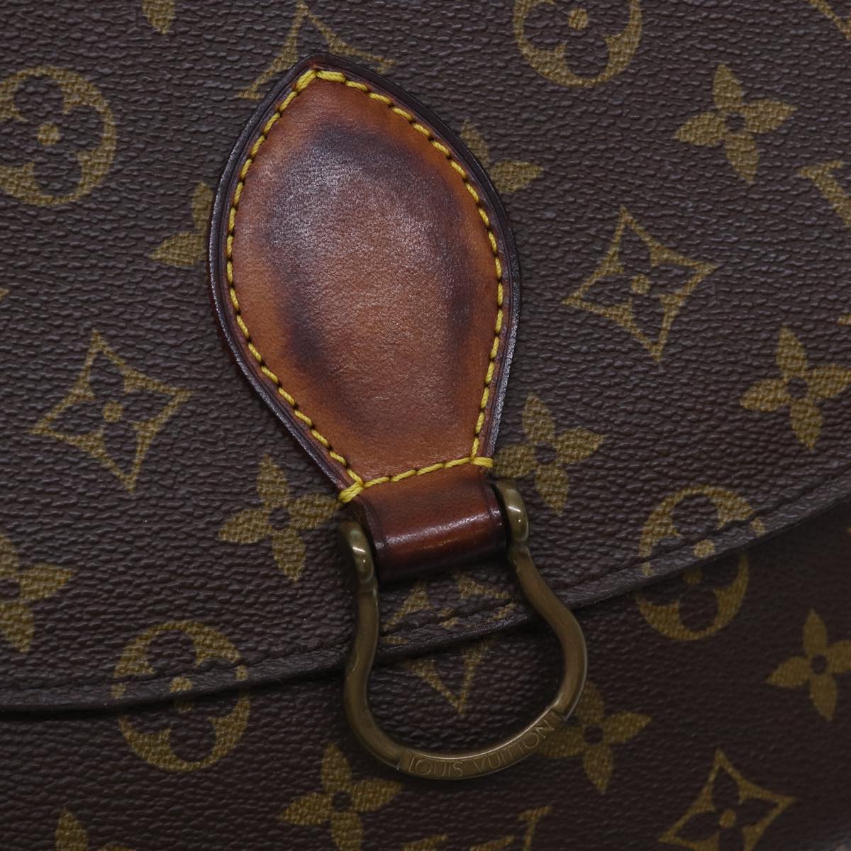 LOUIS VUITTON Monogram Saint Cloud GM Shoulder Bag M51242 LV Auth hk1346