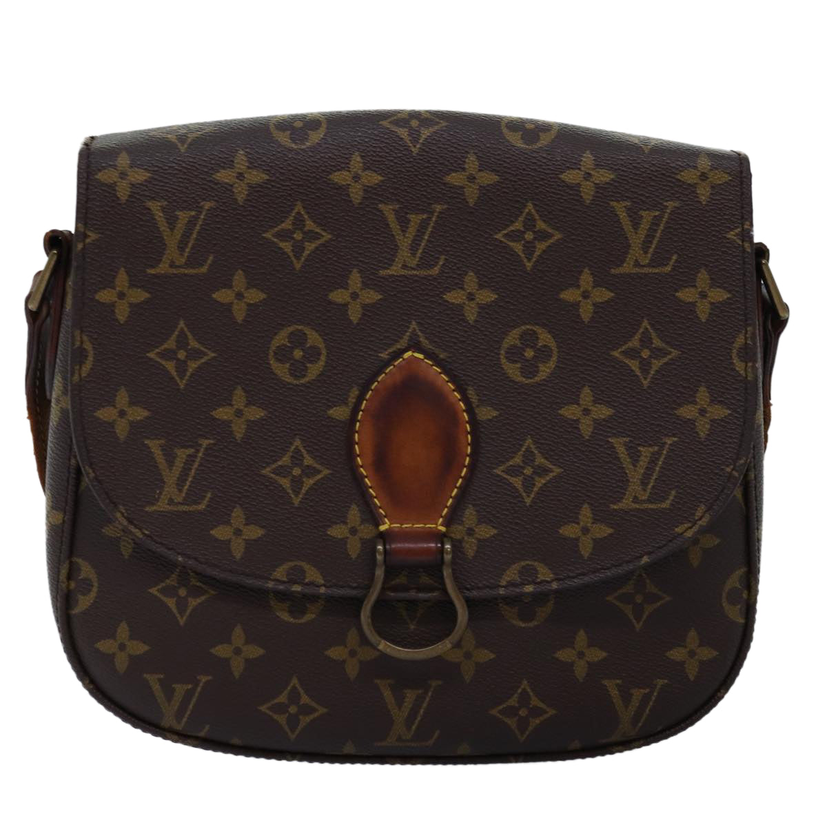 LOUIS VUITTON Monogram Saint Cloud GM Shoulder Bag M51242 LV Auth hk1346