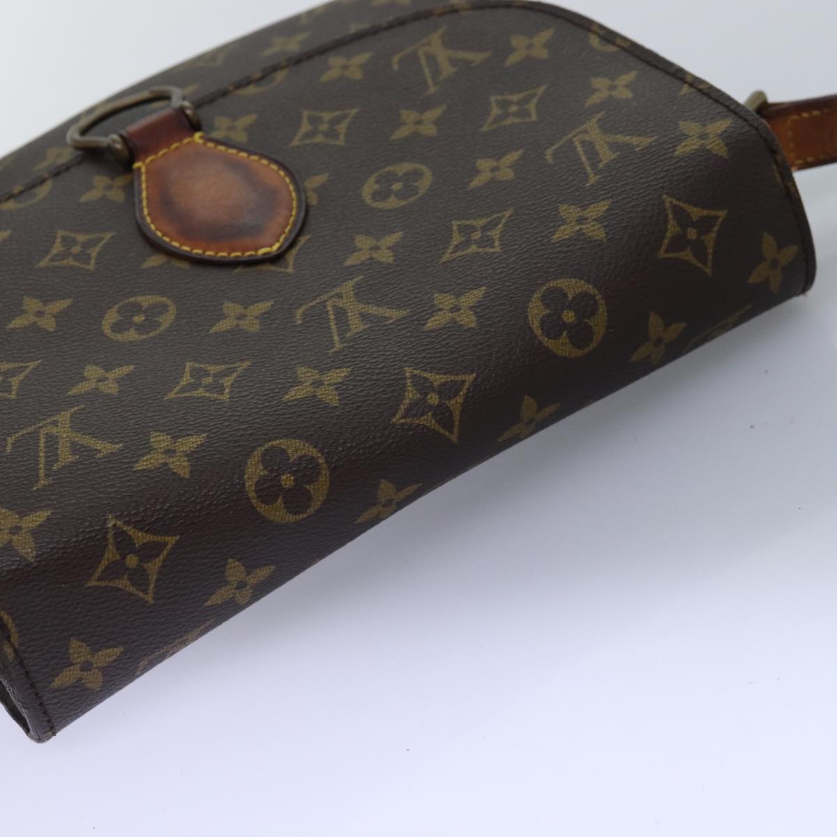 LOUIS VUITTON Monogram Saint Cloud GM Shoulder Bag M51242 LV Auth hk1346