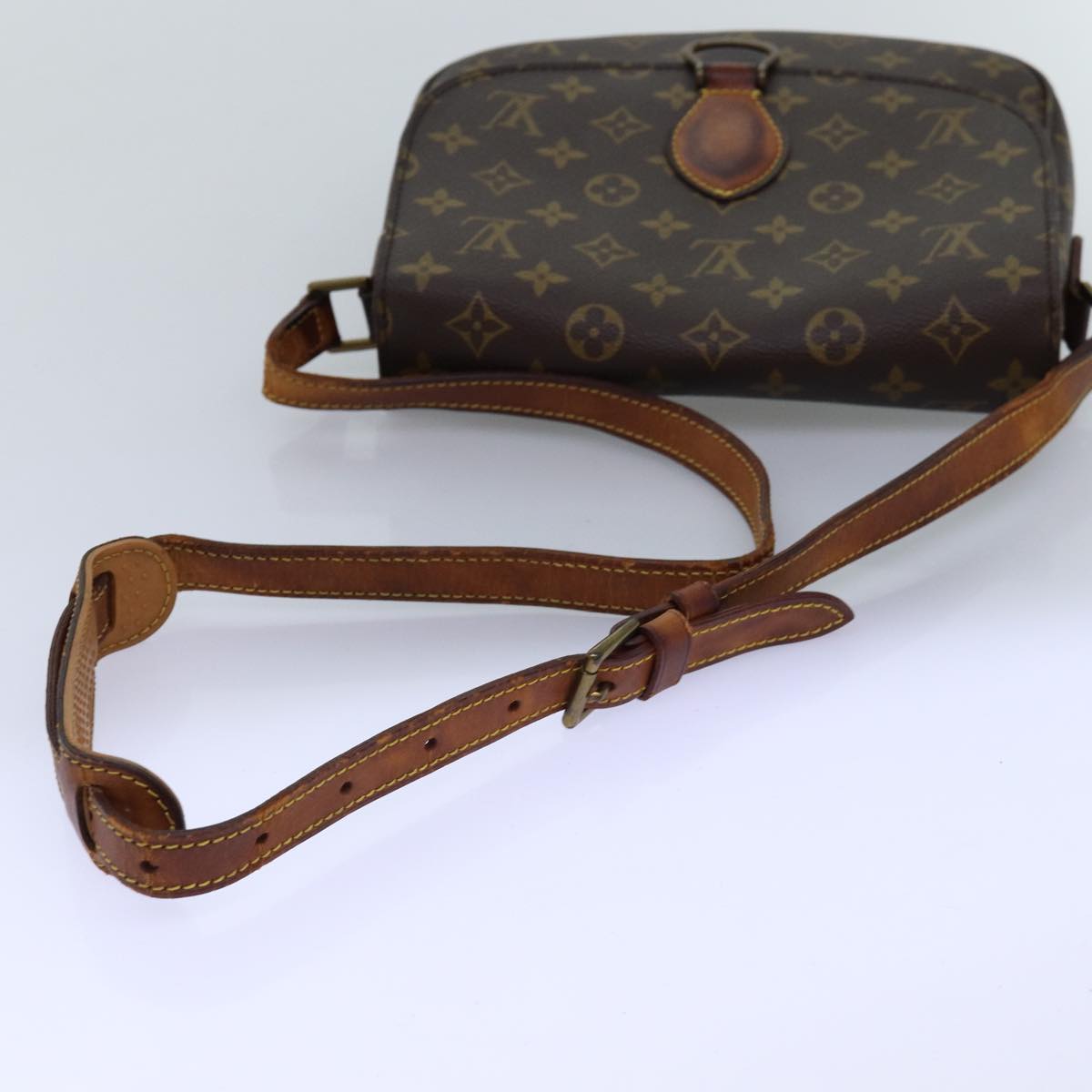 LOUIS VUITTON Monogram Saint Cloud GM Shoulder Bag M51242 LV Auth hk1346