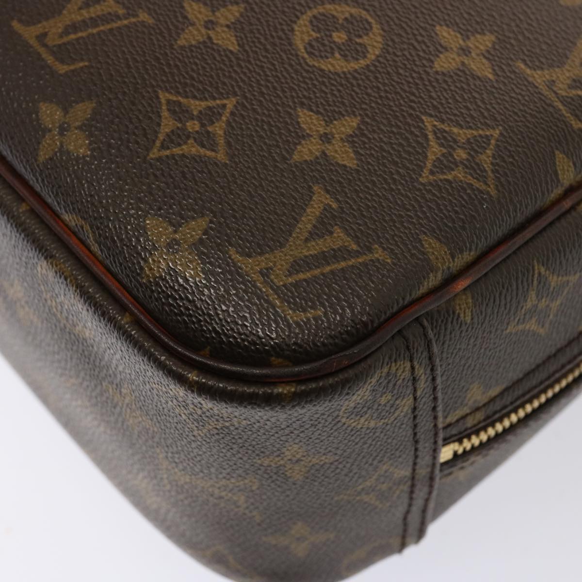 LOUIS VUITTON Monogram Trouville Hand Bag M42228 LV Auth hk1348