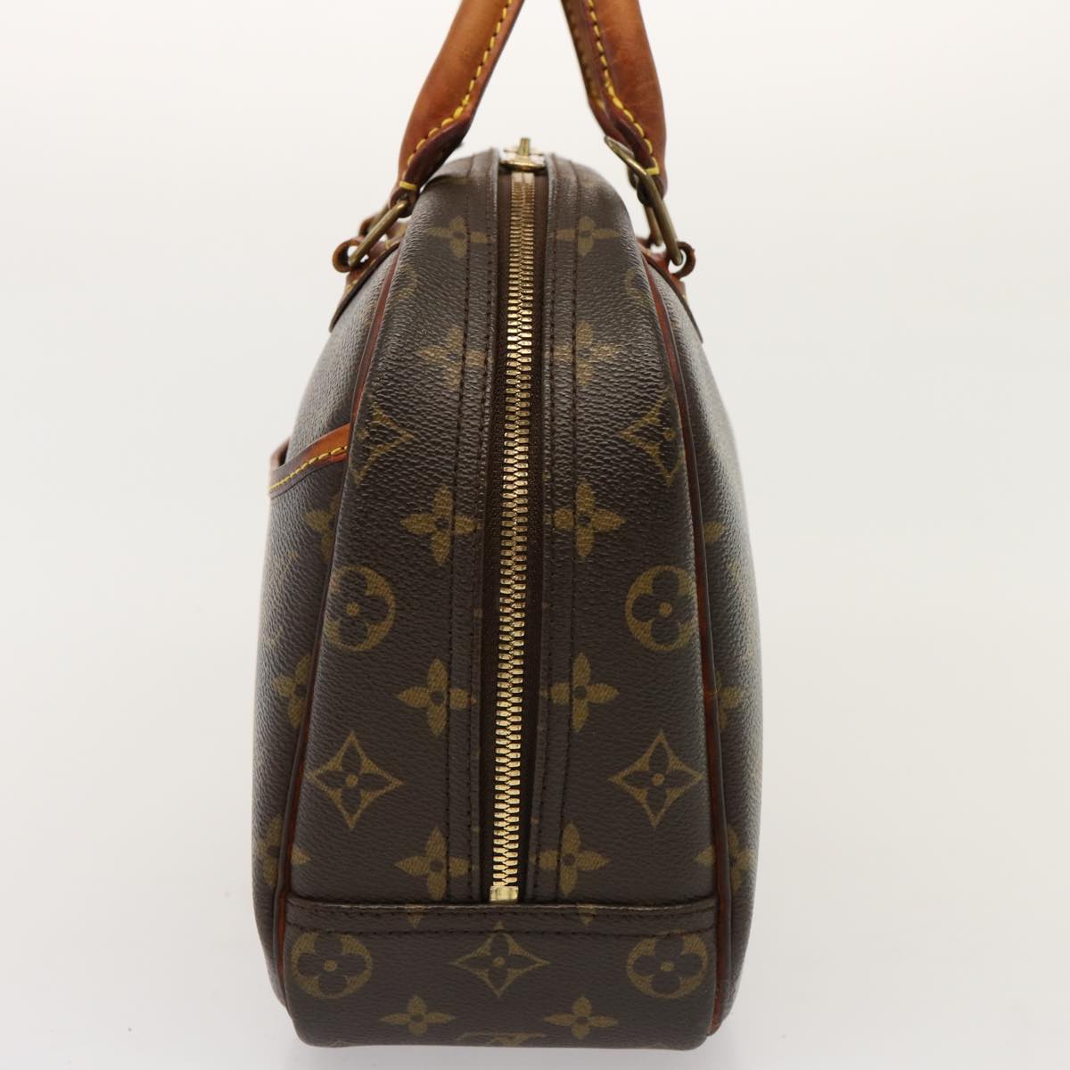 LOUIS VUITTON Monogram Trouville Hand Bag M42228 LV Auth hk1348