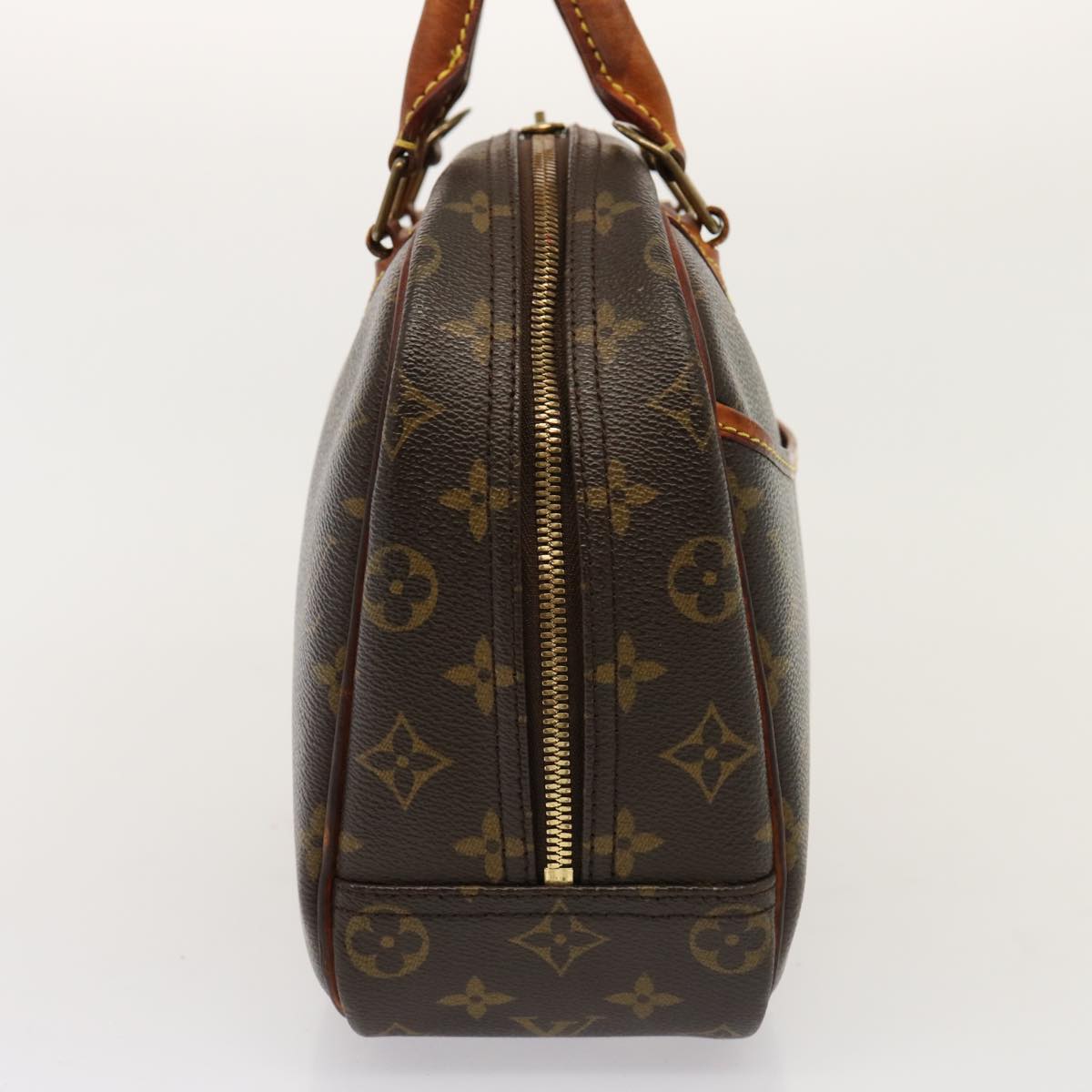 LOUIS VUITTON Monogram Trouville Hand Bag M42228 LV Auth hk1348