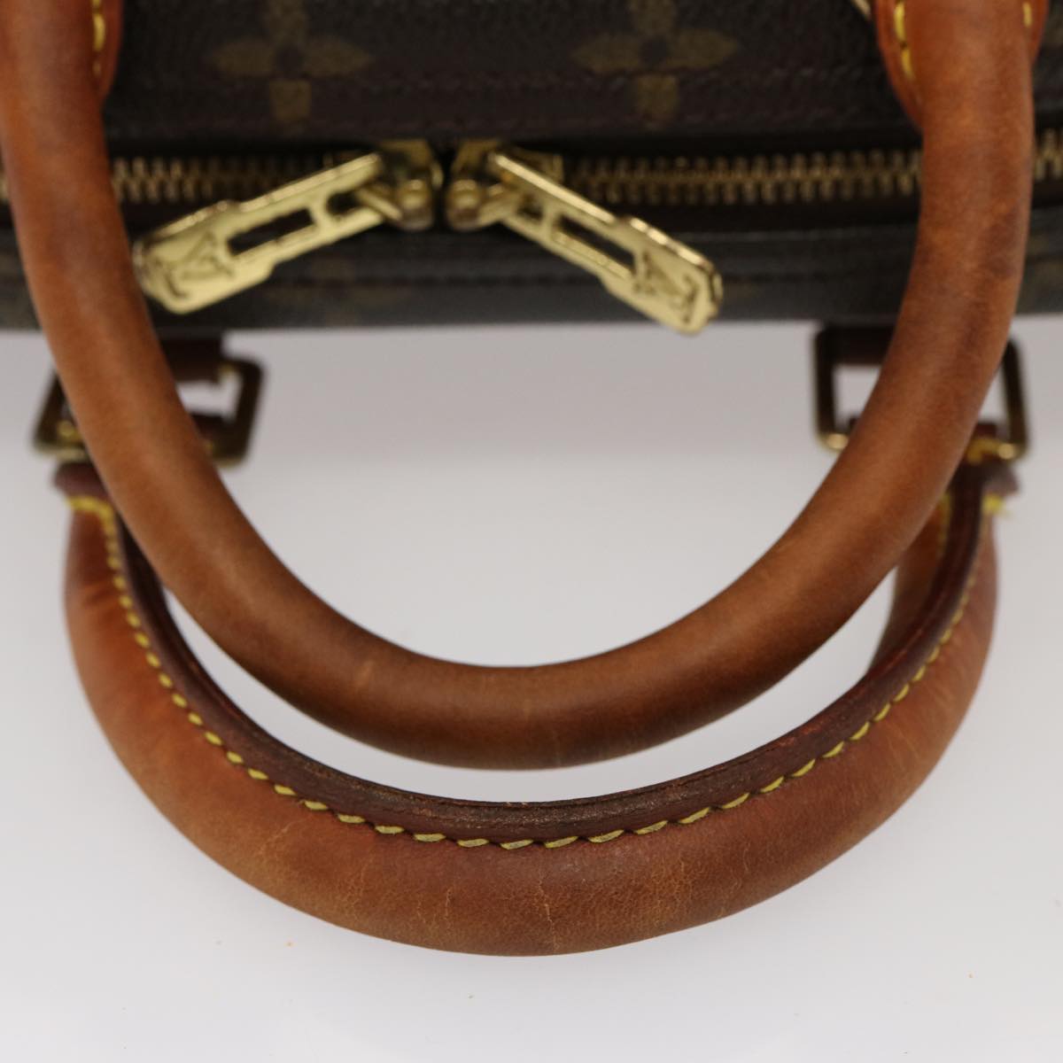 LOUIS VUITTON Monogram Trouville Hand Bag M42228 LV Auth hk1348