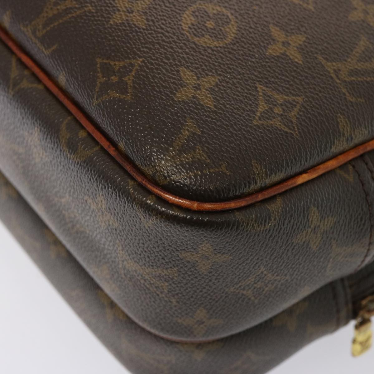 LOUIS VUITTON Monogram Reporter PM Shoulder Bag M45254 LV Auth hk1349