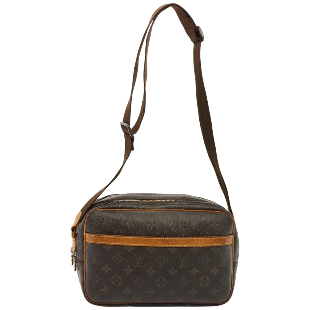 LOUIS VUITTON Monogram Reporter PM Shoulder Bag M45254 LV Auth hk1349