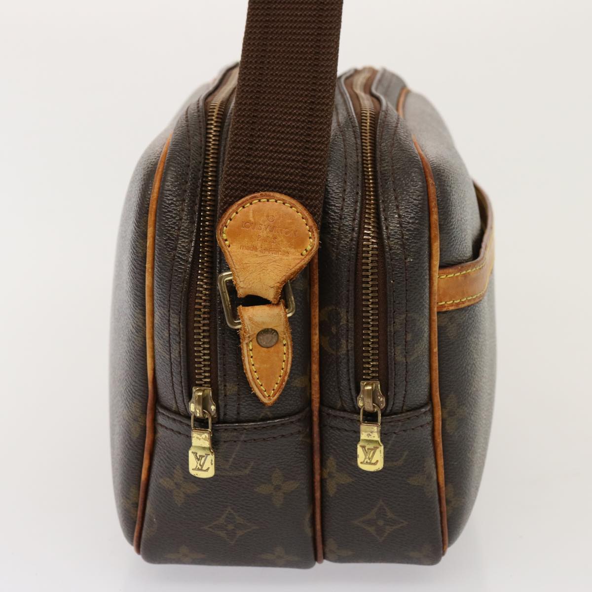 LOUIS VUITTON Monogram Reporter PM Shoulder Bag M45254 LV Auth hk1349