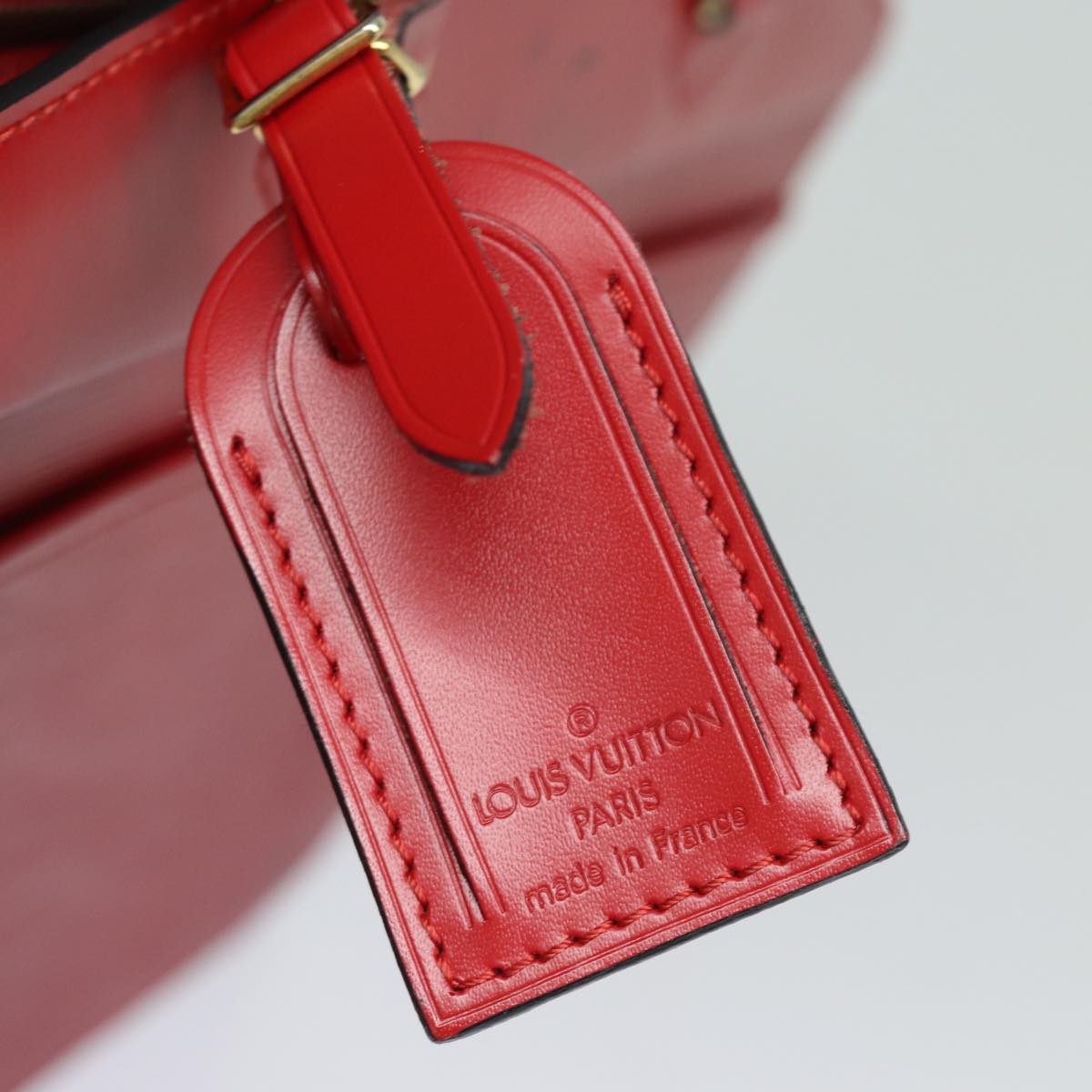 LOUIS VUITTON Epi Riviera Hand Bag Red M48187 LV Auth hk1370