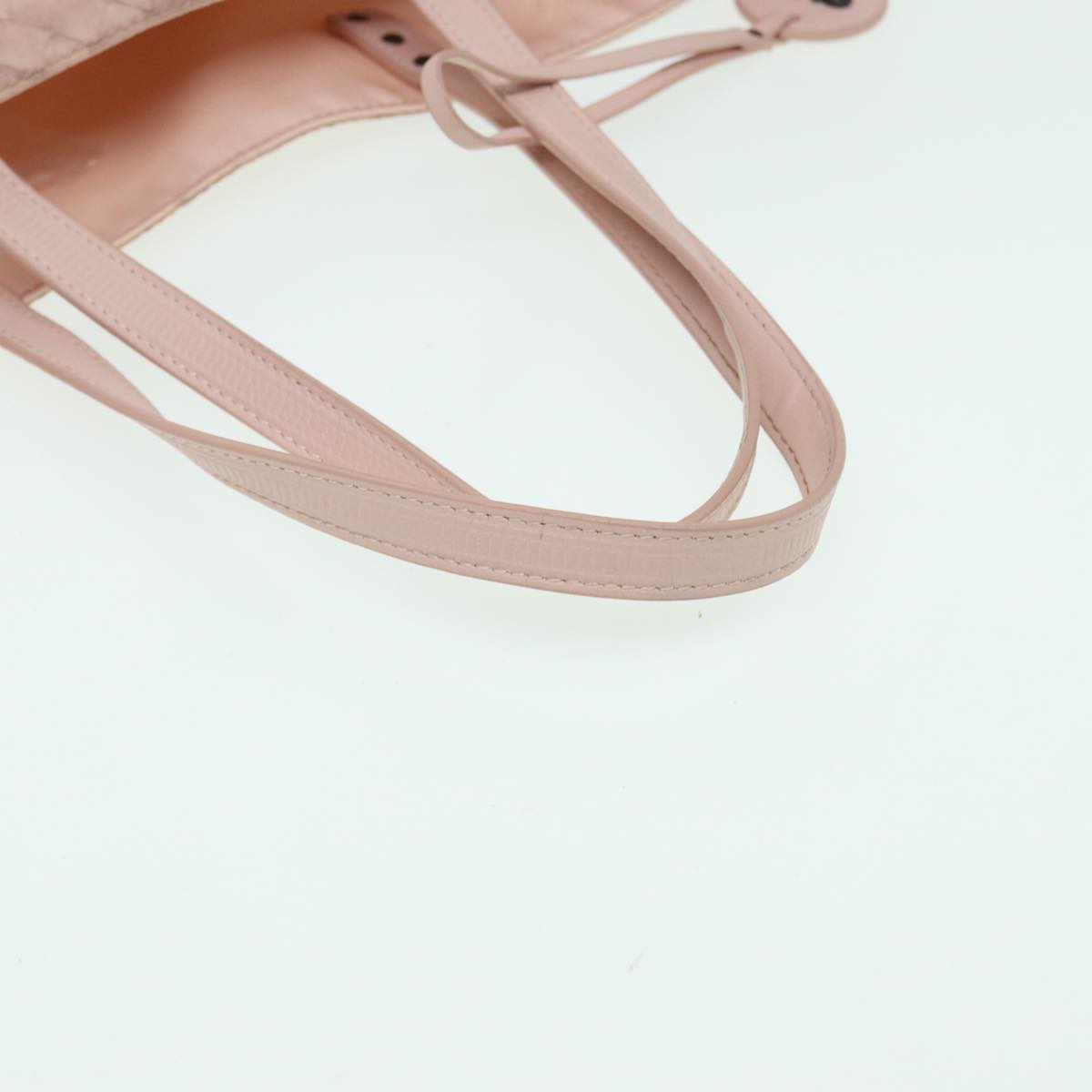 BOTTEGA VENETA Tote Bag Nylon Pink Auth hk1382