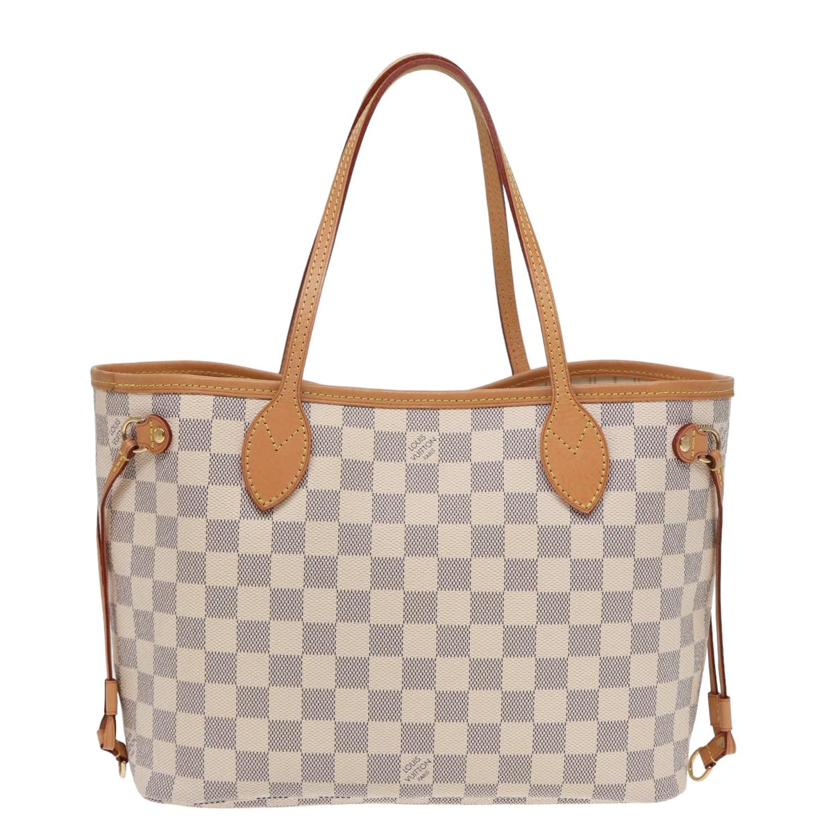 LOUIS VUITTON Damier Azur Neverfull PM Tote Bag N41362 LV Auth hk1426A - 0