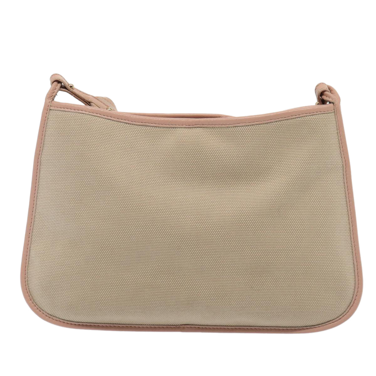 FENDI Shoulder Bag Canvas Beige Auth hk1442 - 0