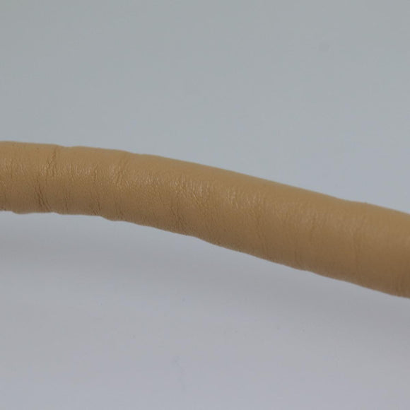 BOTTEGA VENETA Hand Bag Leather 2way Beige Auth hk1443V