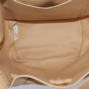 BOTTEGA VENETA Hand Bag Leather 2way Beige Auth hk1443V-11