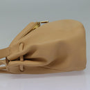 BOTTEGA VENETA Hand Bag Leather 2way Beige Auth hk1443V-3