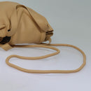 BOTTEGA VENETA Hand Bag Leather 2way Beige Auth hk1443V-9