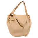 BOTTEGA VENETA Handtasche Leder 2-Wege Beige Auth hk1443V-1