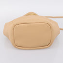 BOTTEGA VENETA Handtasche Leder 2-Wege Beige Auth hk1443V-13