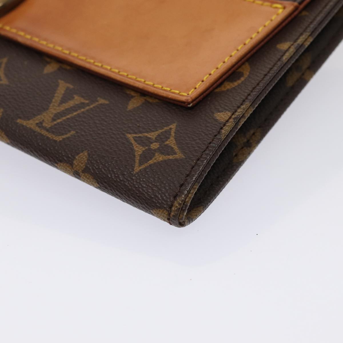 LOUIS VUITTON Monogram Jena Clutch Bag M51808 LV Auth hk1444