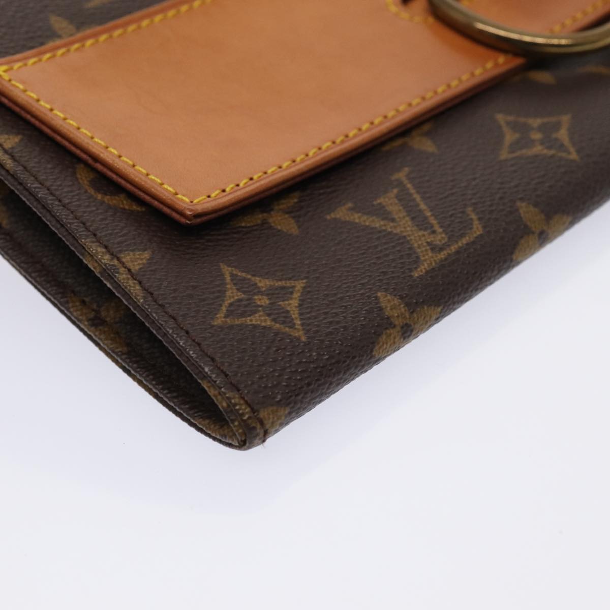 LOUIS VUITTON Monogram Jena Clutch Bag M51808 LV Auth hk1444