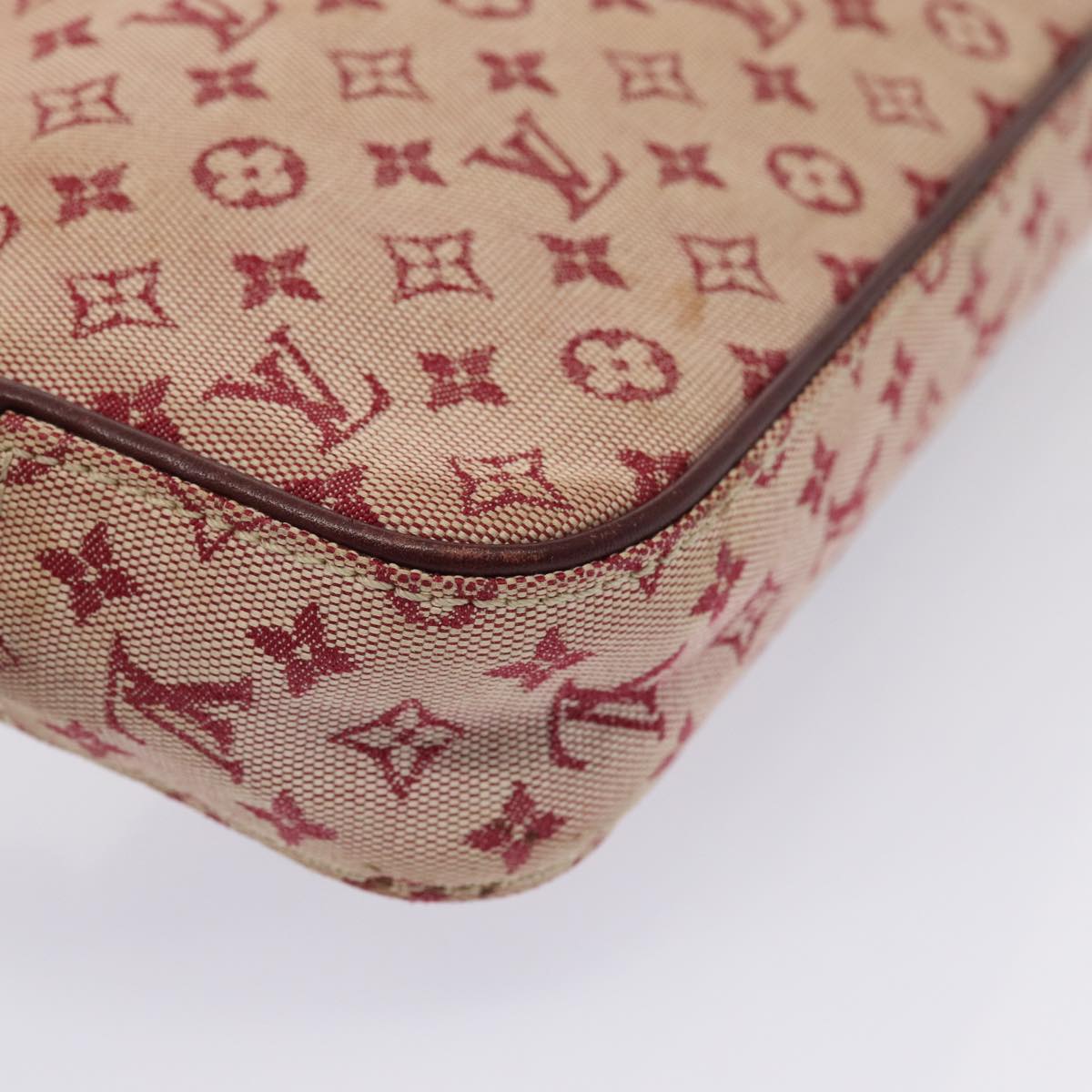 LOUIS VUITTON Monogram Mini Juliet MM Shoulder Bag Red M92219 LV Auth hk1461