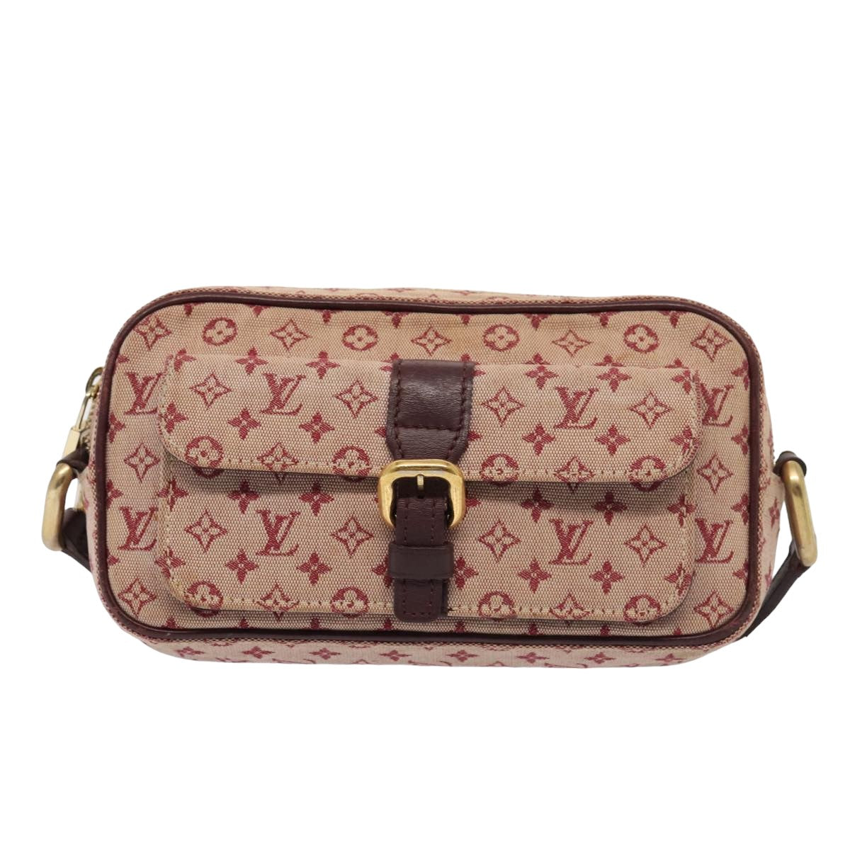 LOUIS VUITTON Monogram Mini Juliet MM Shoulder Bag Red M92219 LV Auth hk1461 - 0