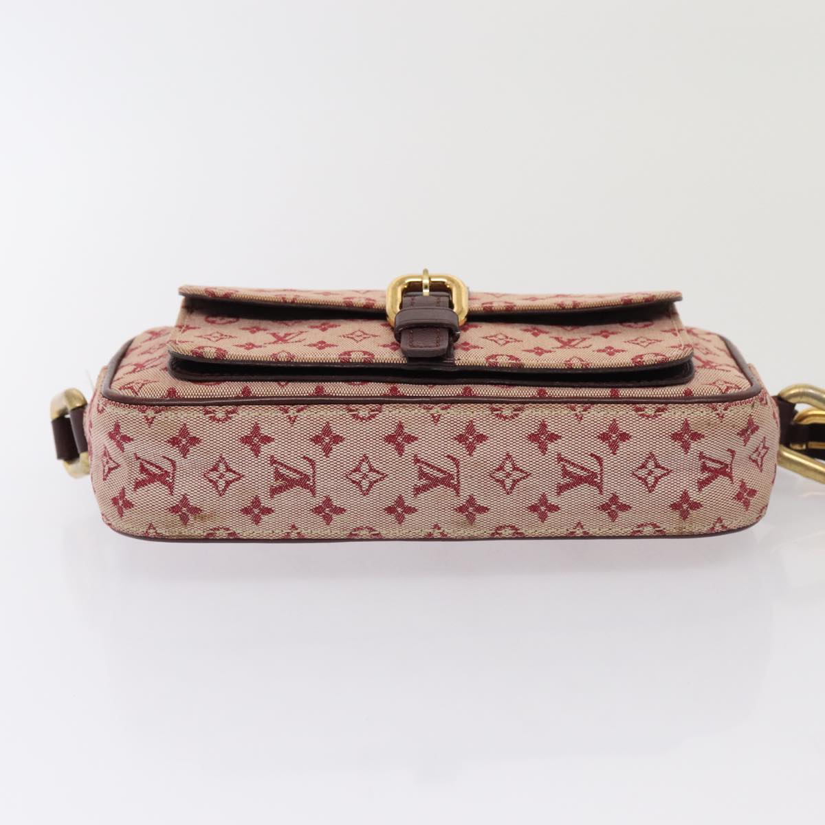 LOUIS VUITTON Monogram Mini Juliet MM Shoulder Bag Red M92219 LV Auth hk1461