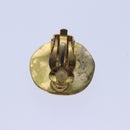 CHANEL COCO Mark Earring metal Gold CC Auth hk1464-12