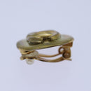 CHANEL COCO Mark Earring metal Gold CC Auth hk1464-15