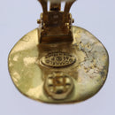 CHANEL COCO Mark Earring metal Gold CC Auth hk1464-19