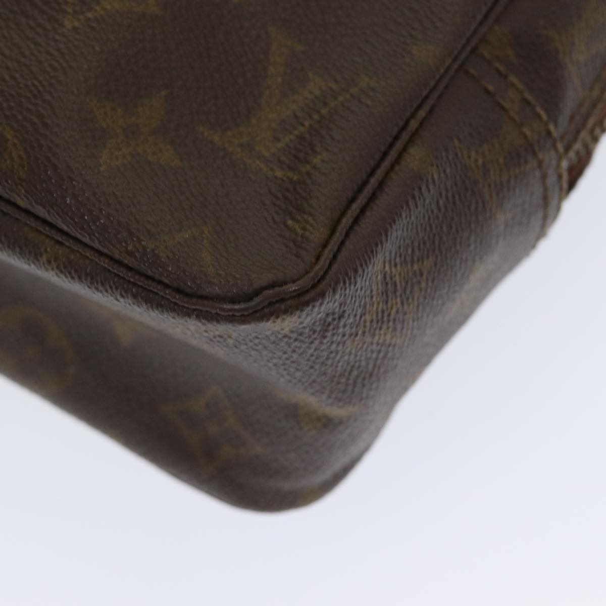 LOUIS VUITTON Monogram Trousse Toilette 28 Clutch Bag M47522 LV Auth hk1488