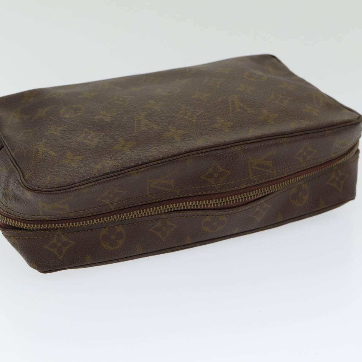 LOUIS VUITTON Monogram Trousse Toilette 28 Clutch Bag M47522 LV Auth hk1488