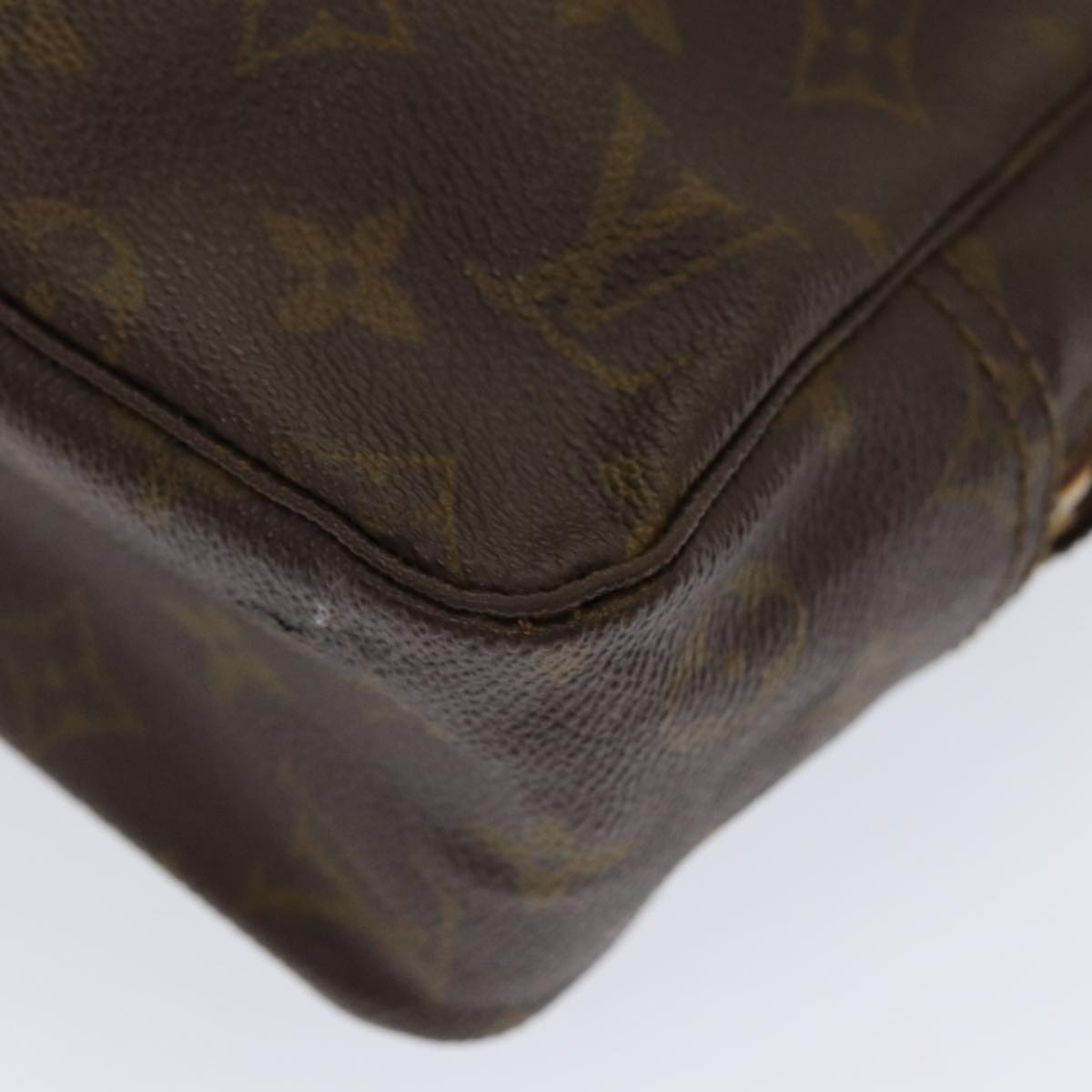 LOUIS VUITTON Monogram Trousse Toilette 28 Clutch Bag M47522 LV Auth hk1488