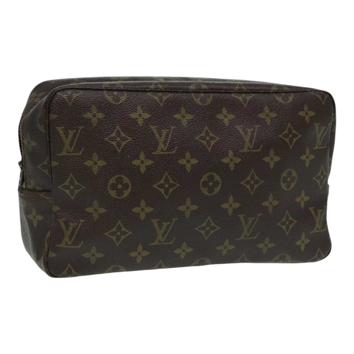 LOUIS VUITTON Monogram Trousse Toilette 28 Clutch Bag M47522 LV Auth hk1489