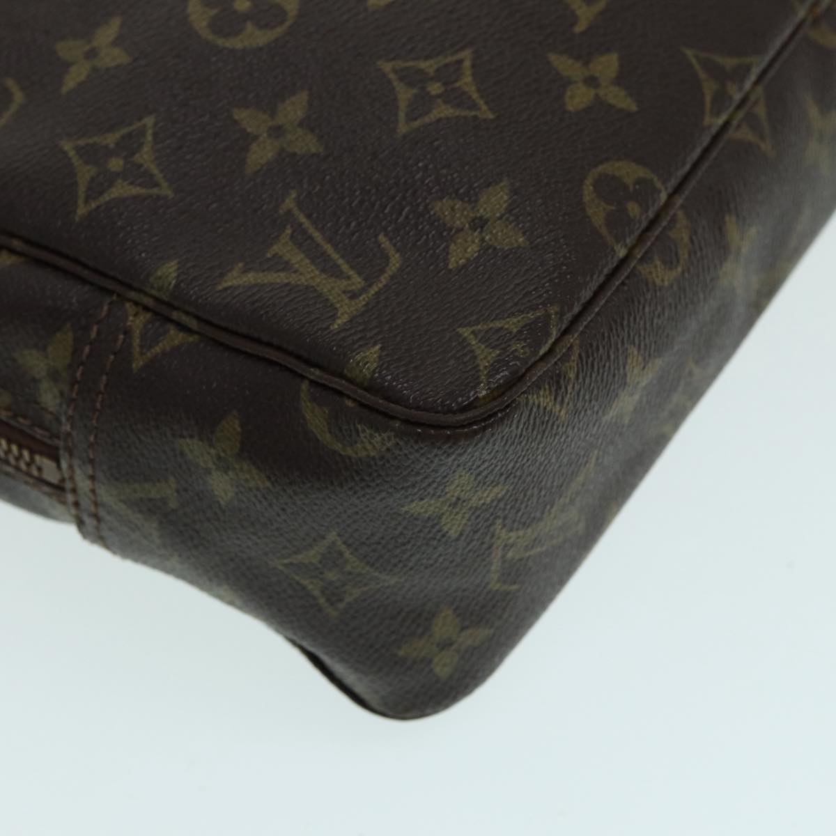 LOUIS VUITTON Monogram Trousse Toilette 28 Clutch Bag M47522 LV Auth hk1489