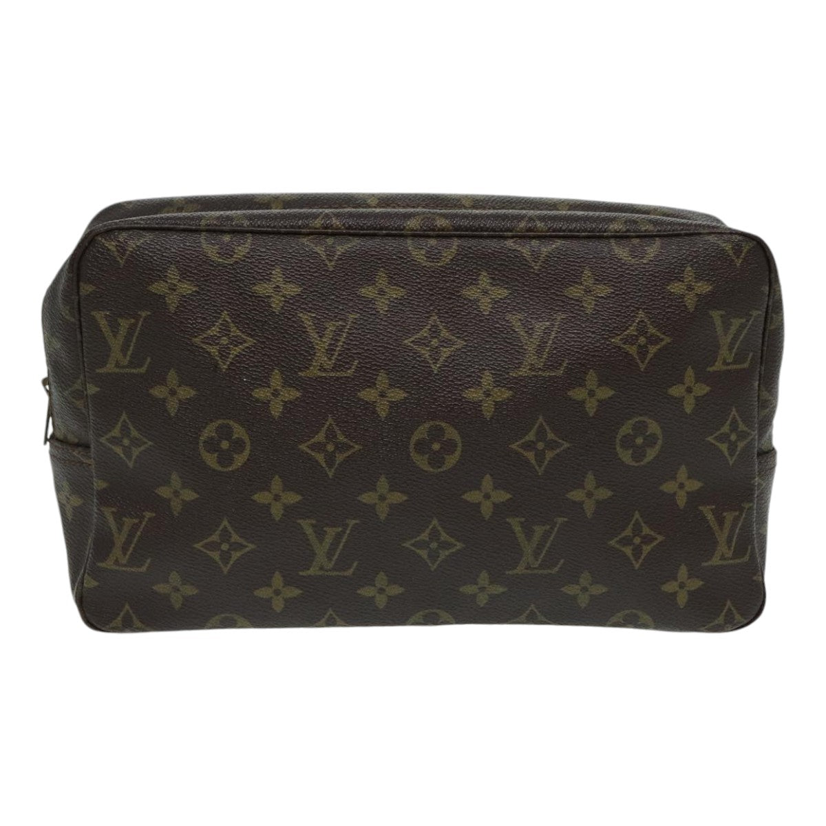 LOUIS VUITTON Monogram Trousse Toilette 28 Clutch Bag M47522 LV Auth hk1489