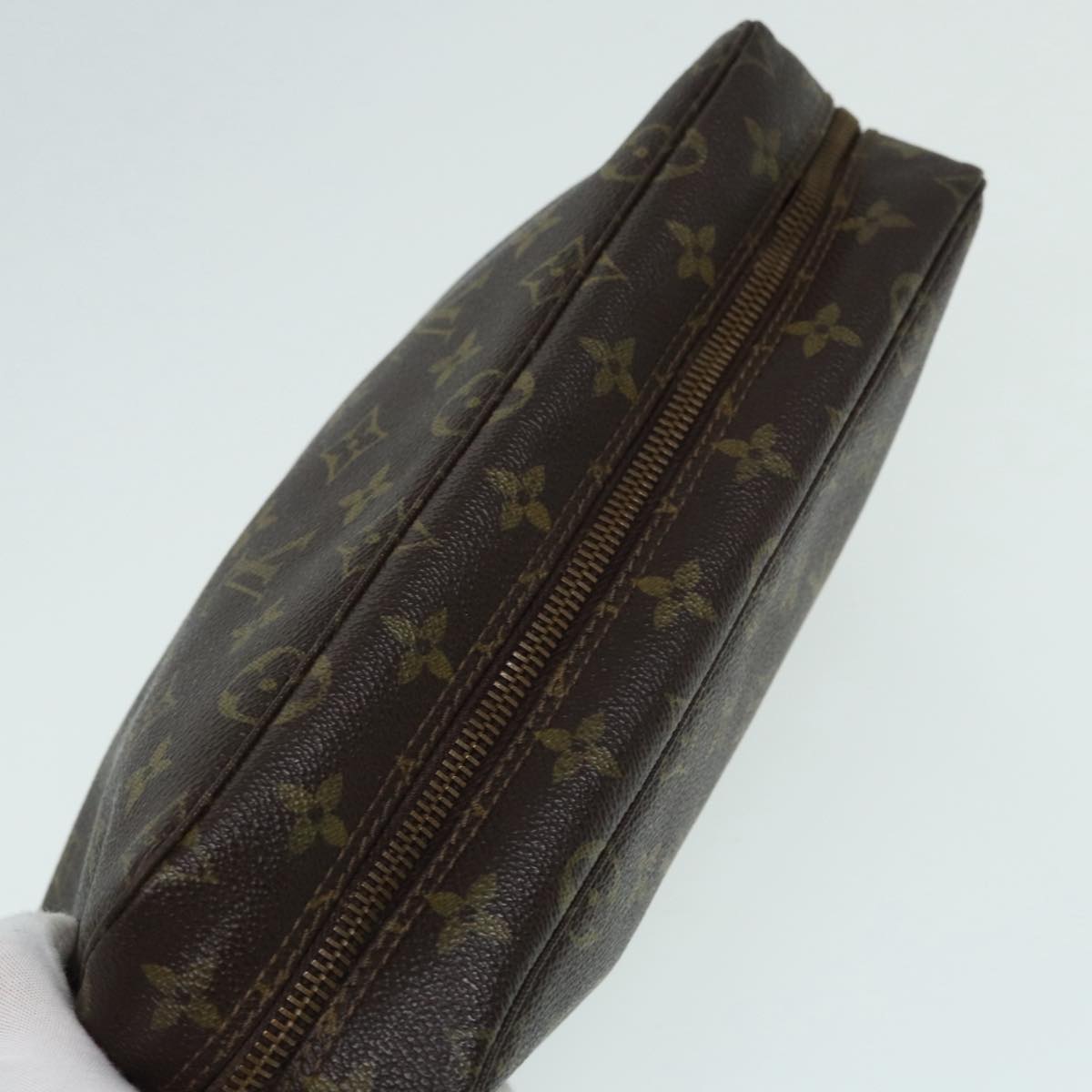 LOUIS VUITTON Monogram Trousse Toilette 28 Clutch Bag M47522 LV Auth hk1489