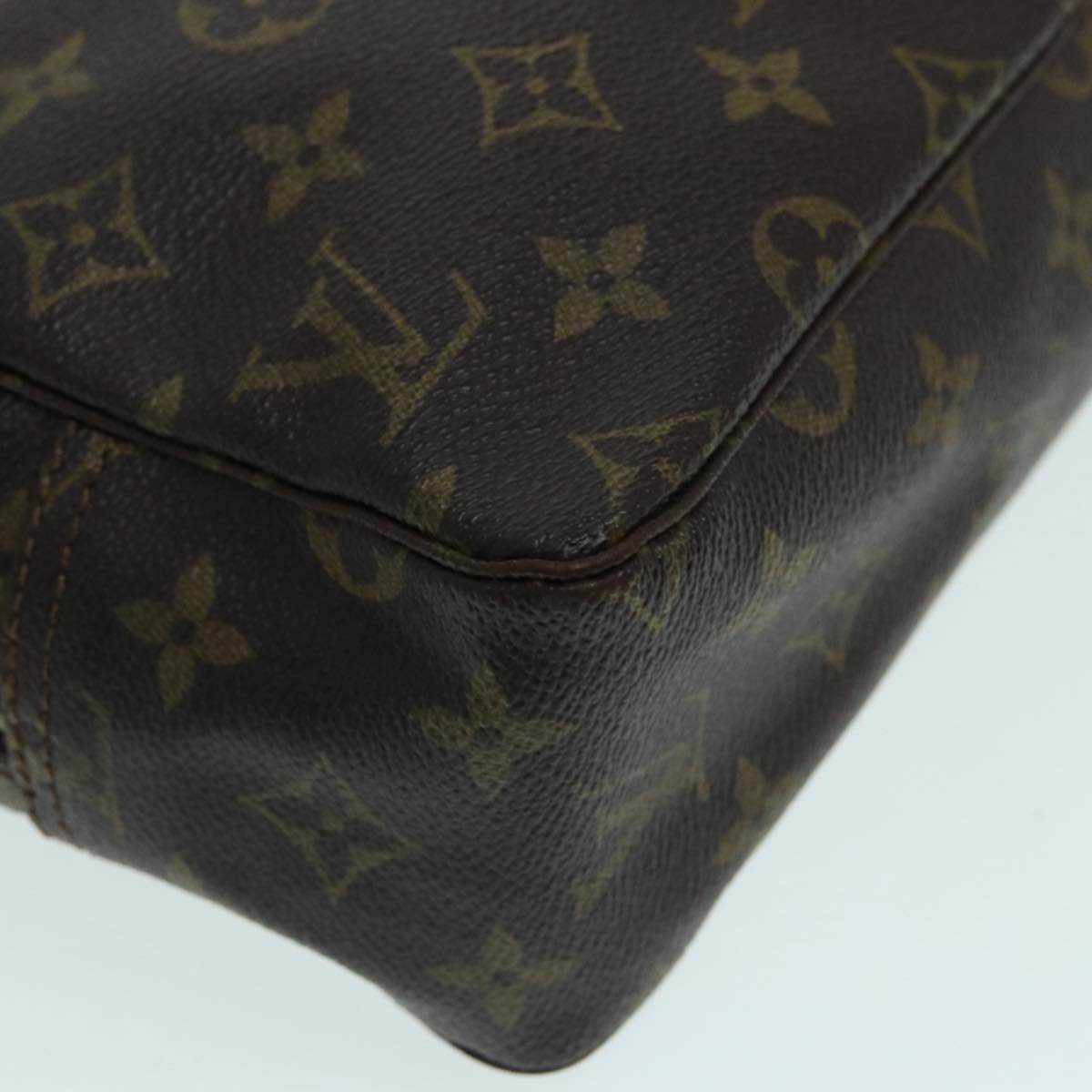 LOUIS VUITTON Monogram Trousse Toilette 28 Clutch Bag M47522 LV Auth hk1489