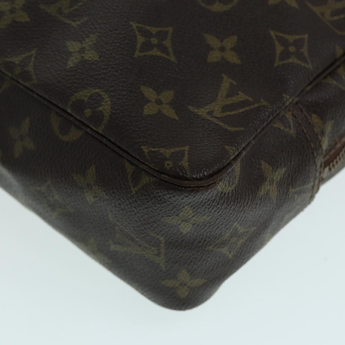 LOUIS VUITTON Monogram Trousse Toilette 28 Clutch Bag M47522 LV Auth hk1489