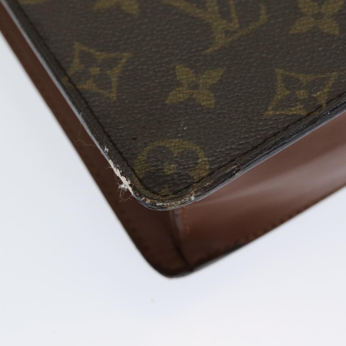 LOUIS VUITTON Monogram Pochette Homme Clutch Bag M51795 LV Auth hk1491