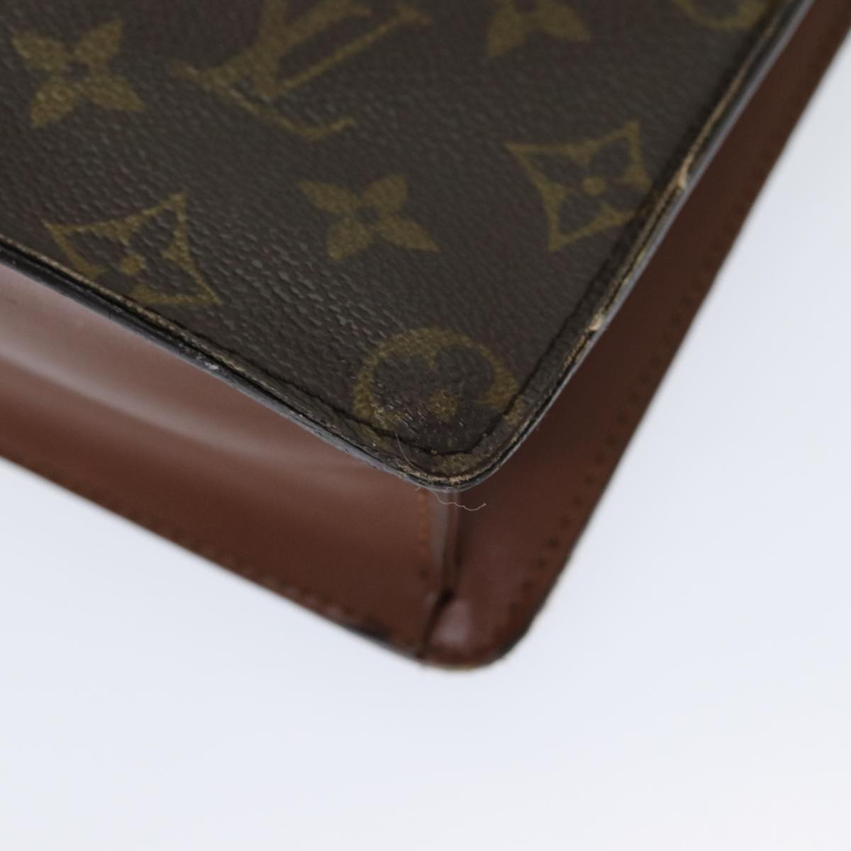 LOUIS VUITTON Monogram Pochette Homme Clutch Bag M51795 LV Auth hk1491