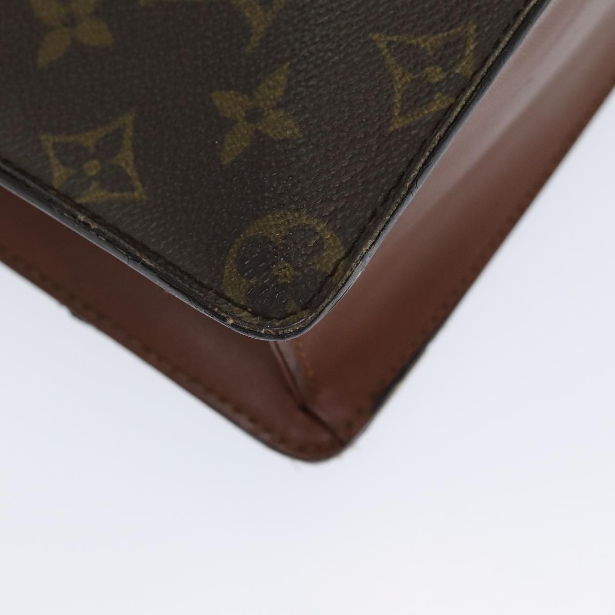 LOUIS VUITTON Monogram Pochette Homme Clutch Bag M51795 LV Auth hk1491