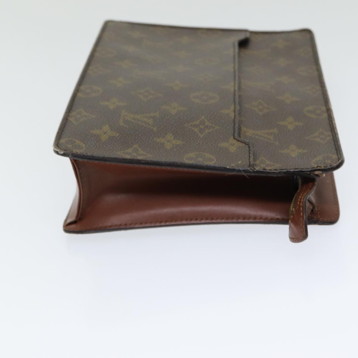 LOUIS VUITTON Monogram Pochette Homme Clutch Bag M51795 LV Auth hk1491