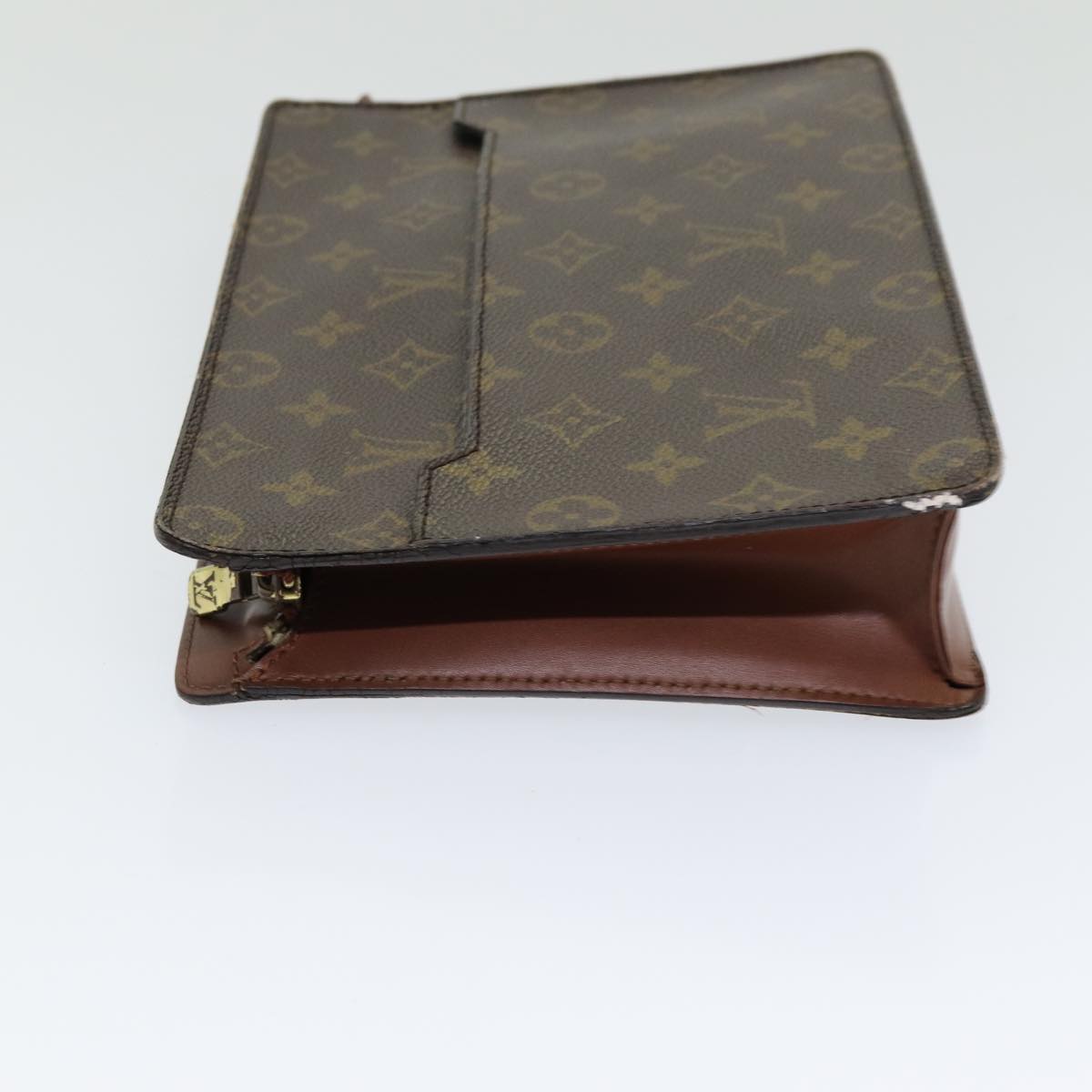 LOUIS VUITTON Monogram Pochette Homme Clutch Bag M51795 LV Auth hk1491