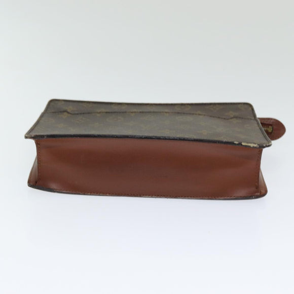 LOUIS VUITTON Monogram Pochette Homme Clutch Bag M51795 LV Auth hk1491